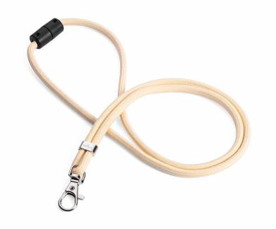 Halssnor rpet m/karabinhage/sikkerhedsl&aring;s. 46 cm 10 stk./pak