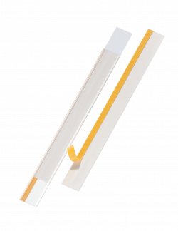 Hyldeforkant scanfix 1000x62 mm selvklæbende åben i toppen og siden. 25 stk. 