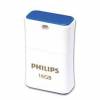 Philips FM16FD85B Pico Edition 2.0 16GB USB 2.0 USB stick Bl&aring; Hvid