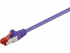  S/FTP CAT6 1m Purple LSZH