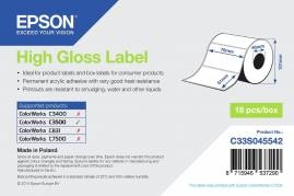 Epson Pressestempel skæreetikette 76 x 51 mm 610etikette(r) C33S045542