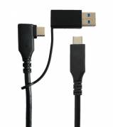  USB3.0, C Male angled And A 