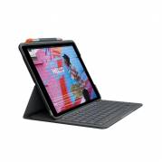 Logitech Slim Folio Tastatur og folio-kasse Saks Trådløs UK