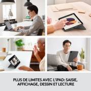 Logitech Combo Touch Tastatur og folio-kasse 16-niveau Kablet UK
