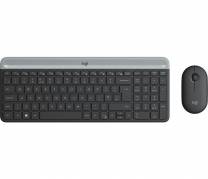 Logitech Slim Wireless Combo MK470 Tastatur og mus-sæt Trådløs