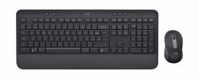 Logitech Signature MK650 Combo for Business S&aelig;t med mus og tastatur Pressestempel Tr&aring;dl&oslash;s Belgisk