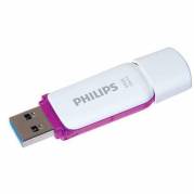 Philips FM64FD75B Snow edition 3.0 64GB USB 3.0 USB stick Lilla Hvid