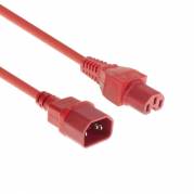  Red power cable C14F to C15M, 