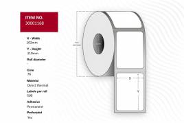  Label 102x210 - Core 76. 