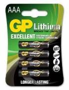  AAA lithium batteri