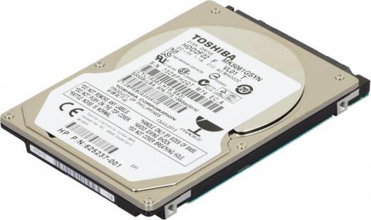 500GB 5400RPM SATA RAW 2.5IN