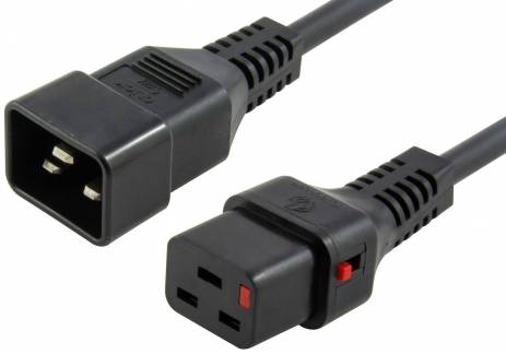  Powercord C19 IEC Lock - C20 
