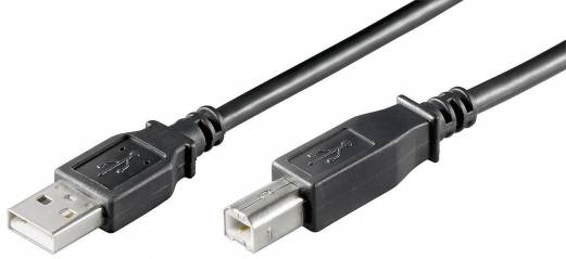  USB2.0 LSZH A-B 3m M-M, BLACK