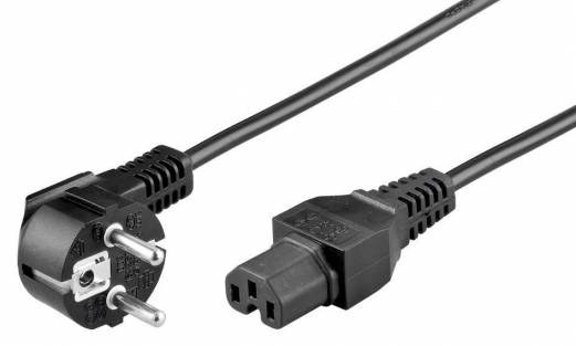  Power Cord CEE 7/7 - C15 1m