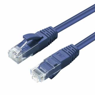  CAT6A UTP 0.3m Blue LSZH