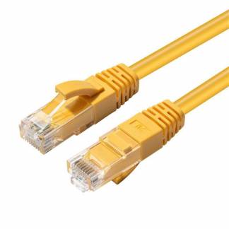  CAT6A UTP 0.3m Yellow LSZH