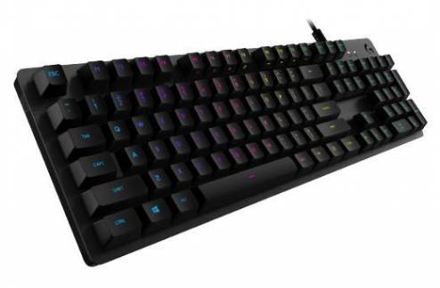 Logitech Gaming G512 Tastatur Mekanisk LIGHTSYNC Kabling USA internationalt