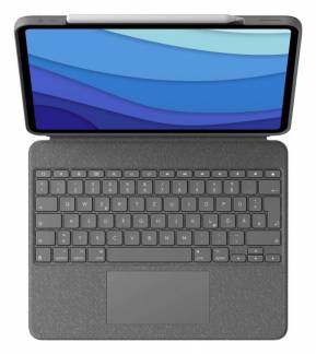 Logitech Combo Touch Tastatur og folio-kasse 16-niveau Kablet Tysk