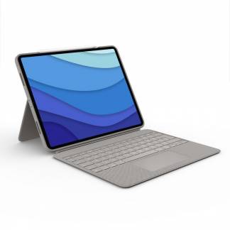 Logitech Combo Touch Tastatur og folio-kasse 16-niveau Kabling Schweizisk Apple 12.9-inch iPad Pro (5. generation)