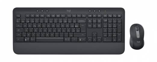 Logitech Signature MK650 Combo for Business S&aelig;t med mus og tastatur Pressestempel Tr&aring;dl&oslash;s Belgisk