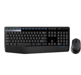 Logitech Wireless Combo MK345 S&aelig;t med mus og tastatur Tr&aring;dl&oslash;s US International