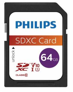 Philips FM64SD55B SDXC Memory Card 64GB