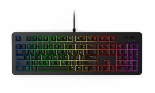 Lenovo Legion K300 Gaming Tastatur Membran 5 zone RGB/16,8 millioner farver Kabling Tysk