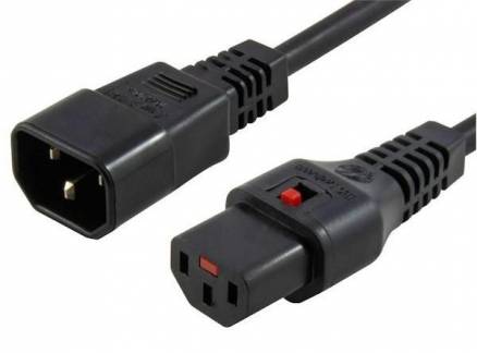  Powercord C13 IEC Lock - C14 