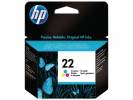 HP 22 Farve (cyan, magenta, gul) 165 sider Blæk C9352AE