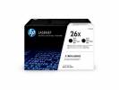 HP Laserjet CF226XD / 26X Sort 9000 sider Dobbeltpakke