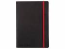 Notesbog Oxford Black n' Red A5 Lin. Soft cover - Sort