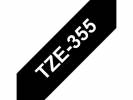 Brother TZE tape 24mm hvid/sort 