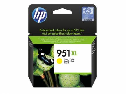 HP 951XL / CN048AE Yellow Blækpatron 1.500 sider