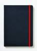 OXFORD BLACK N´RED BUSINESS JOURNAL HARD COVER A5 BLACK