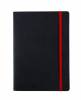 OXFORD BLACK N´RED BUSINESS JOURNAL SOFT COVER A5 BLACK