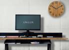 CLOCK PALMA BAMBOU ULX BLACK/WOOD EU