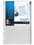 Lynlåslomme Bantex A4 0,14 mm transparent. 10 stk. 