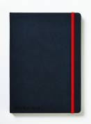OXFORD BLACK N´RED BUSINESS JOURNAL HARD COVER A5 BLACK