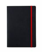 OXFORD BLACK N´RED BUSINESS JOURNAL SOFT COVER A5 BLACK