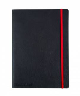 OXFORD BLACK N´RED BUSINESS JOURNAL SOFT COVER B5 BLACK