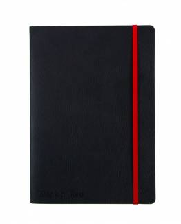 Notesbog Oxford Black n´Red A5 linieret soft cover