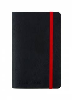 OXFORD BLACK N´RED BUSINESS JOURNAL SOFT COVER A6 BLACK