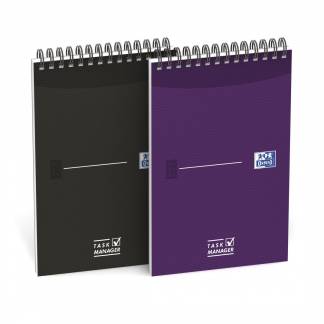 Notesbog Oxford Task Manager 125x200mm linieret