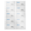 Lomme A4 visitkort t/10 kort klar  ps/20 lommer 