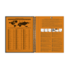 Oxford International NoteBook A5+, kvadreret, 100101849 