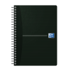 Notesbog Oxford Smart Black A5 linjeret spiral 90 blade 90g