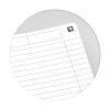 Notesbog Oxford Smart Black A5 linjeret spiral 90 blade 90g