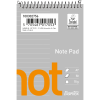 Notesblok A7 m/topspiral Perf. linjeret 50 blade 70 gr. 