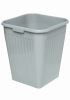 Papirkurv Orth 25 L firk. gr&aring; plast. H38xB32xD32cm 