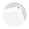 Notesbog Oxford Office B5 kvadreret 90 blade 